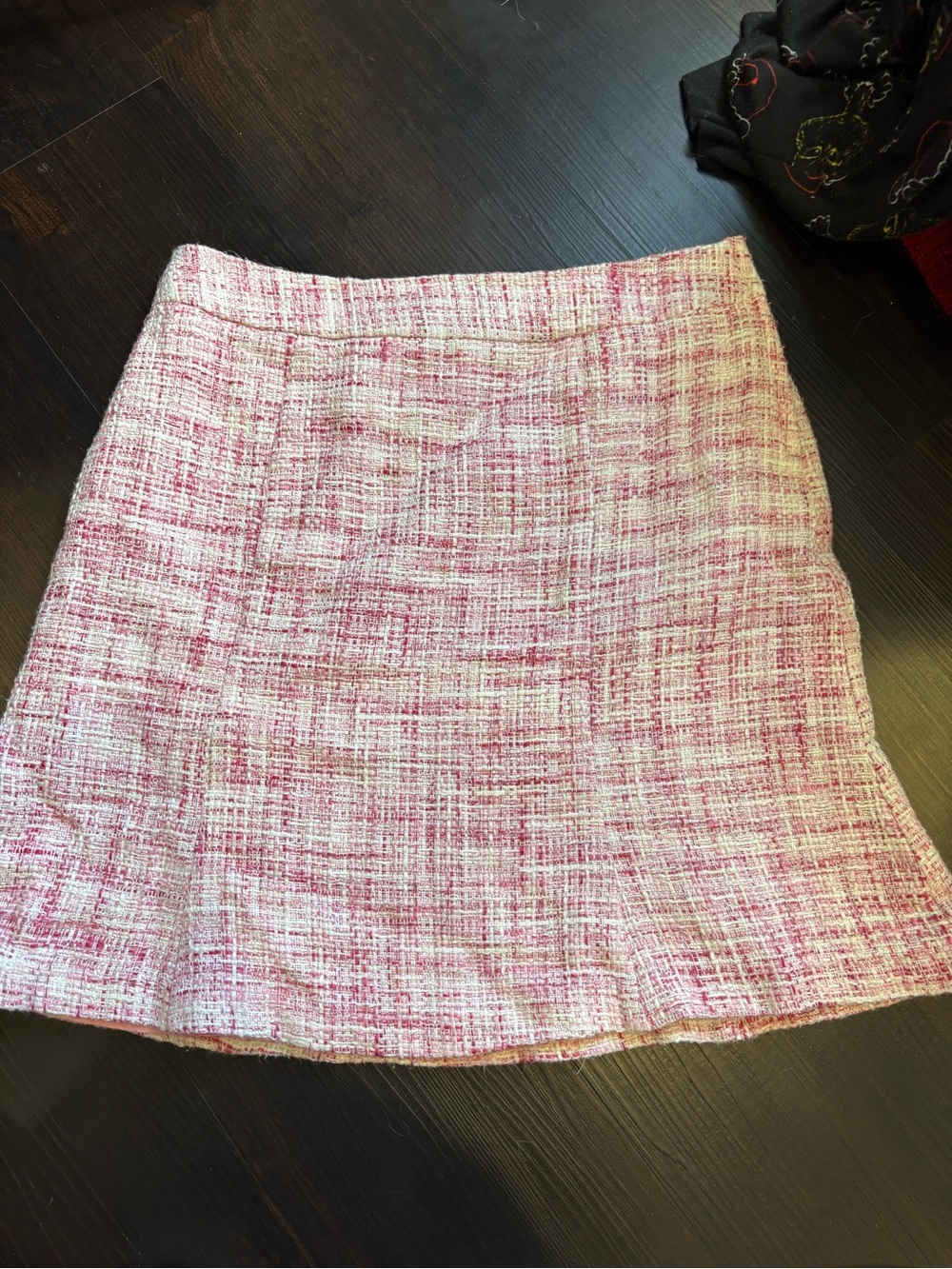 Reitmans Pink Tweed Mini Skirt